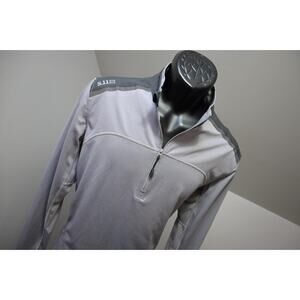 5.11 Tactical 1/4 Zip Athletic Jacket Performance Gray Stretch Mens Sz Medium